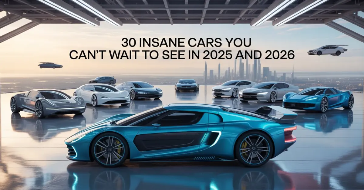 30 Insane Cars You Can’t Wait to See in 2025 and 2026